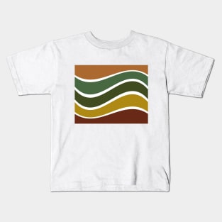 Color Study Using Tweaked Stripes Kids T-Shirt